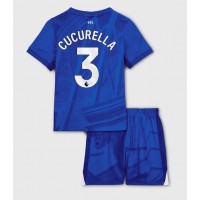 Chelsea Marc Cucurella #3 Domáci Detský futbalový dres 2025-26 Krátky Rukáv (+ trenírky)